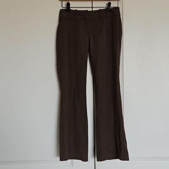 Jacob Women's Cropped Ankle Wide-Leg Pants Brown 0 - Picture 2 of 16
